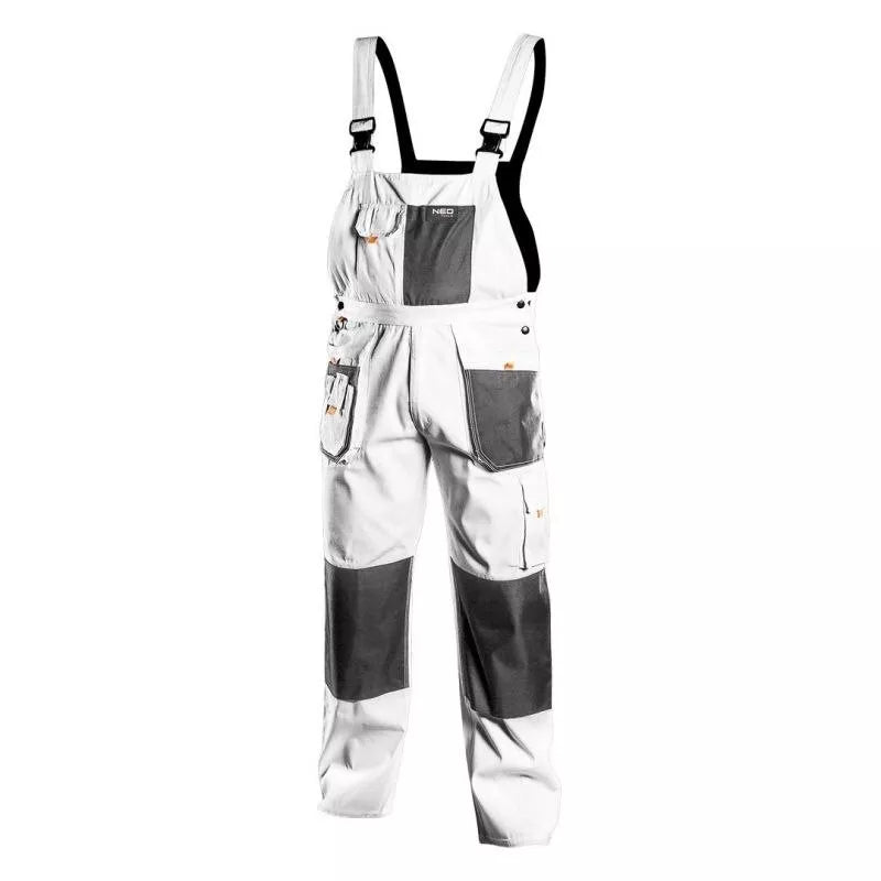 Neo Tool PREMIUM White Work Dungarees - M, L, LD