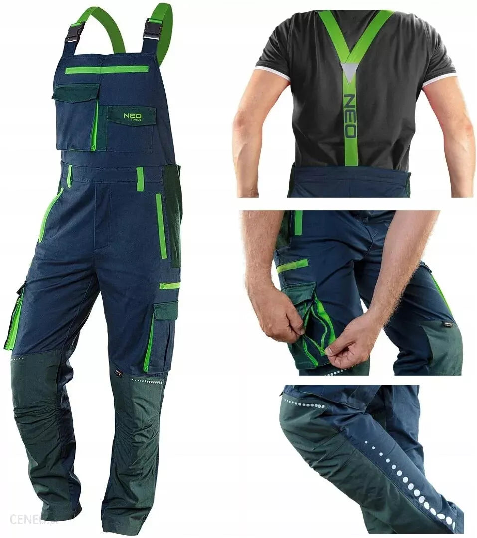 Neo Tool PREMIUM Work Dungarees - S, M, L, 2XL, 3XL