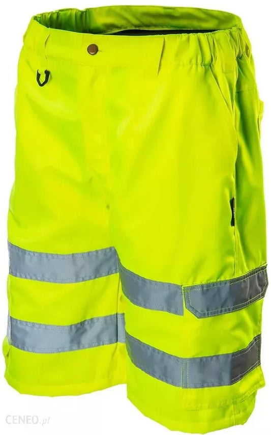 Neo Tool Yellow High Visibility Work Shorts - M, XL, 2XL