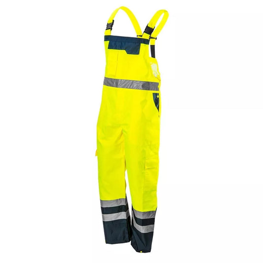 Neo Tool Hi Vis Yellow Work Dungarees - S, M, L, XL, 2XL