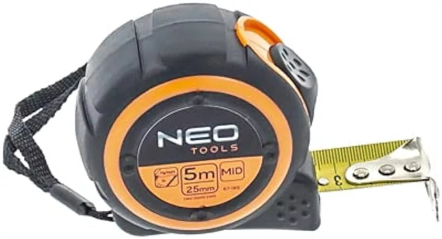 Neo Tools Tape Measure Magnetic Tip METRIC ONLY - Size: 5m