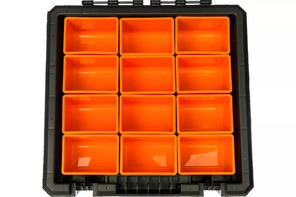 Neo Tools Tool Organiser Assortment Box with 12 Internal Compartments